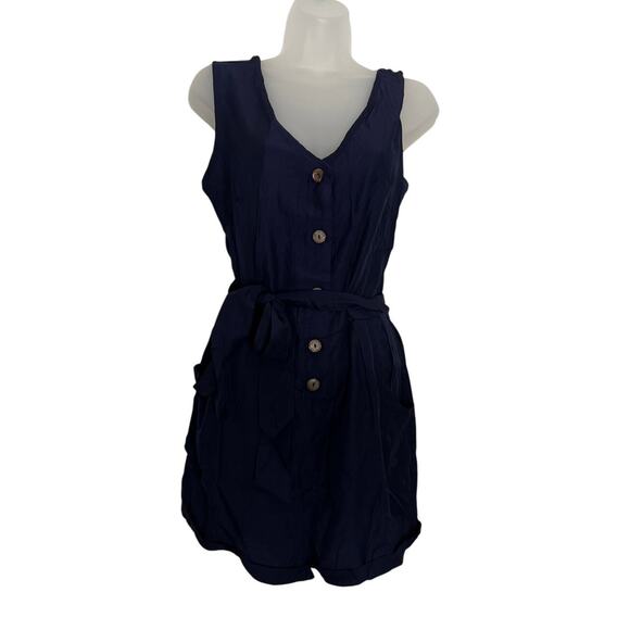 Summer Womens Mini Playsuit Casual Jumpsuit Ladies Holiday Beach Short Large - Picture 2 of 8